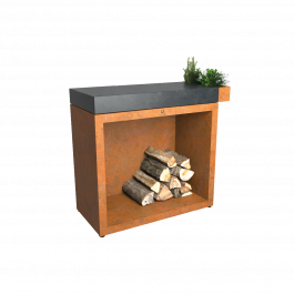 OFYR Butcher Block Storage 90 Corten Keramik Dunkelgrau