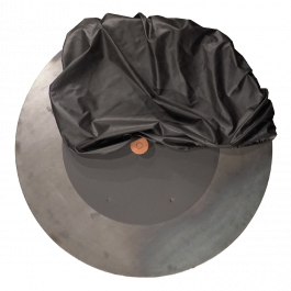 Löschdeckel + Soft Schutzdeckel Schwarz XL Set